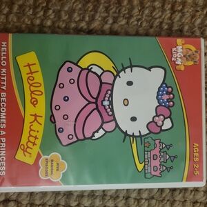 Sanrio Hello Kitty Becomes a Princess DVD - Pink and Green